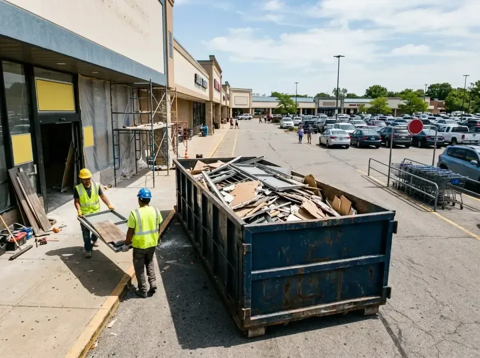retail-store-renovation-debris-003 — frequently asked questions, Roll-off Dumpster Rentals in Lake of the Woods, VA